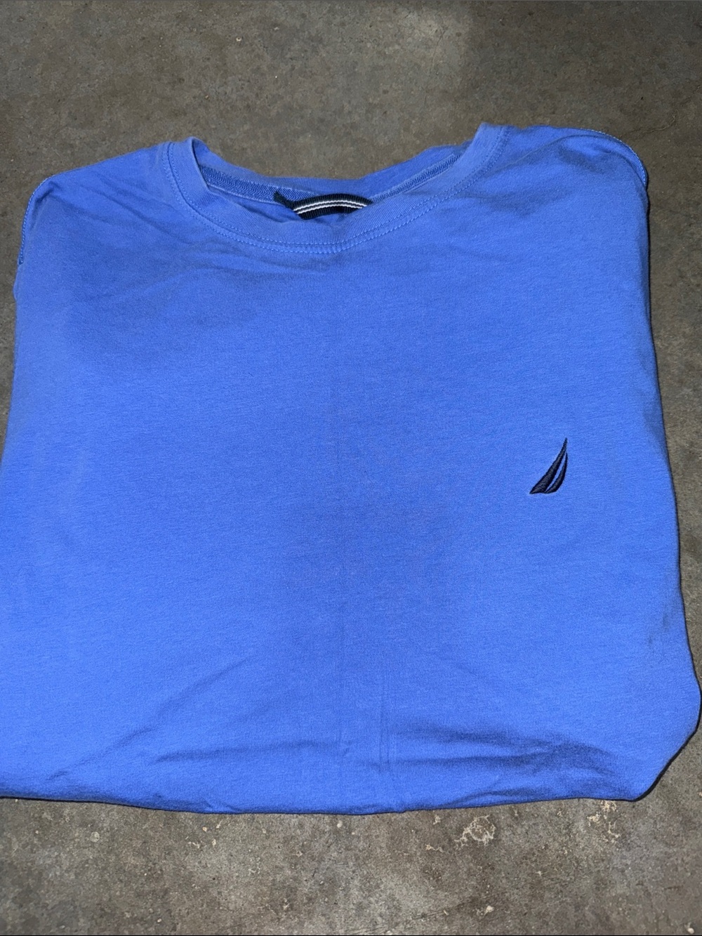 Nautica Royal Blue Crewneck with Sail Logo